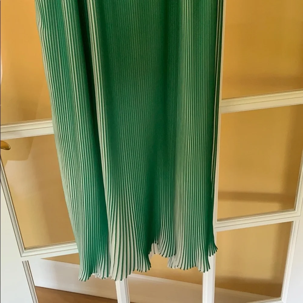 Karen Millen Two Tone Pleated Maxi Dress s 6 - Picture 6 of 14